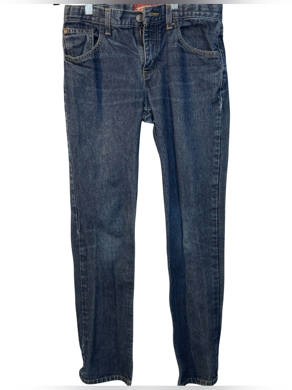 Arizona Jean Co. Boys Size 16 Regular Straight Leg Blue Denim Jeans Pants
